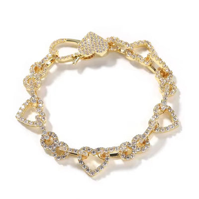 INFINITY HEART LOOP BRACELET