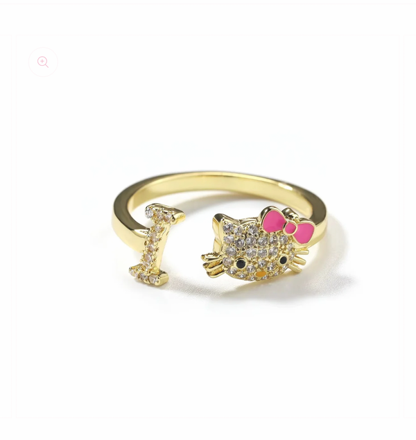 KITTY INITIAL RING