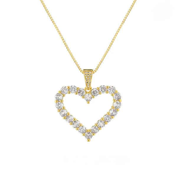 AURORA HEART NECKLACE