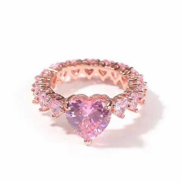 BLUSHING ROSE RING