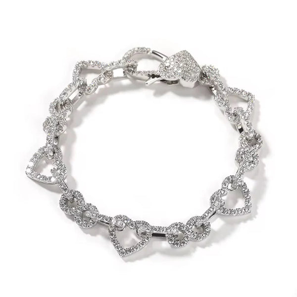 INFINITY HEART LOOP BRACELET