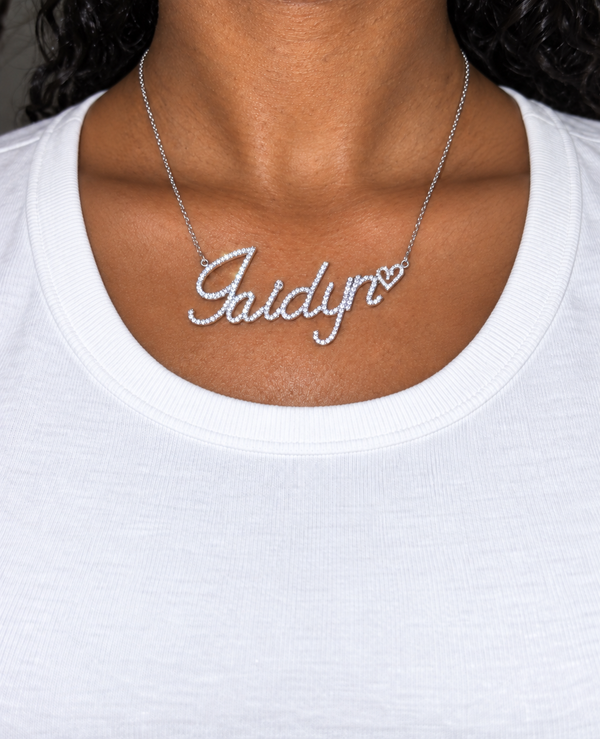 FANCY CURSIVE NAME NECKLACE