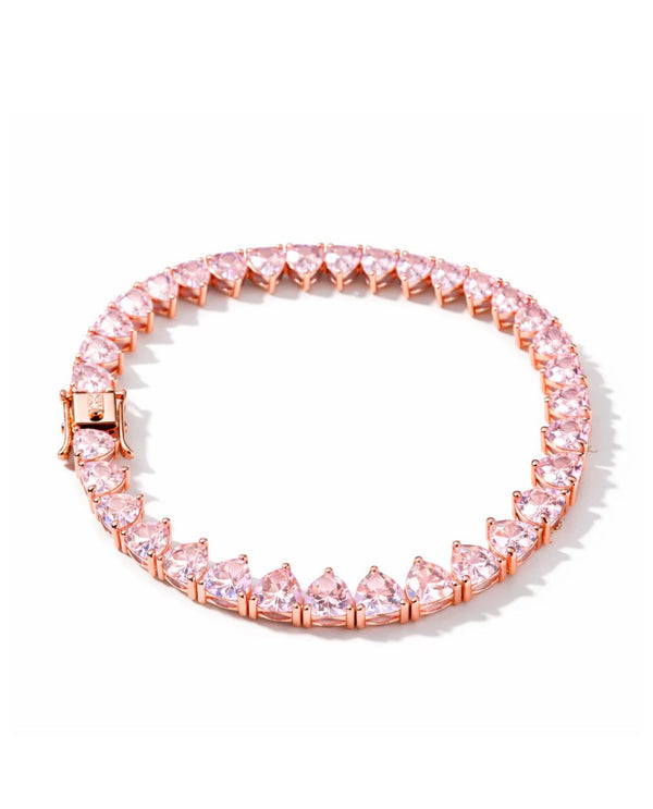 BLUSHING ROSE TENNIS BRACELET