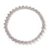 BAGUETTE  HEART NECKLACE