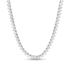 LUXE HEART TENNIS NECKLACE